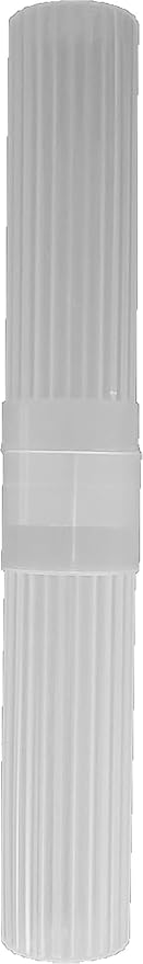 Toothbrush Holder - White, Made in USA, with Ventilation Holes, for Toothbrush Covers, Toothbrush Holder, Toothbrush Soft, Durable Design, Hygienic Bathroom Accessory