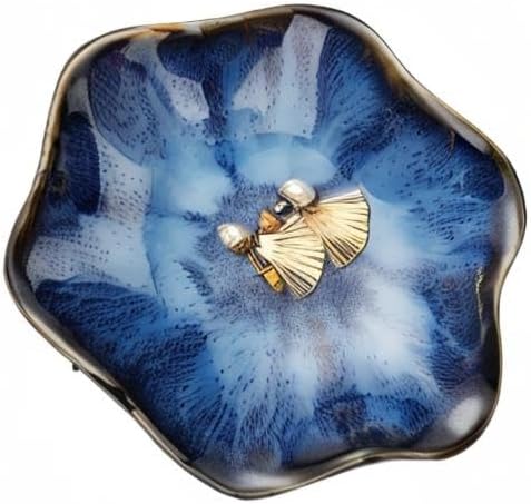 Ceramic Jewelry Dish,Leaf Jewelry Tray Key Tray,Small Ring Dish Holder Decorative Jewelry Plate Trinket Dish Catchall Tray Nightstand Decor for Entryway Table Room Decor Stocking Stuffers for Women