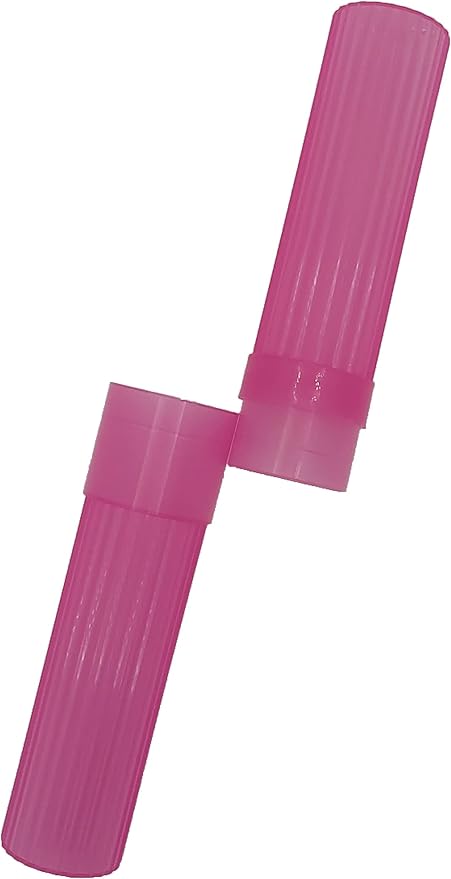 Toothbrush Holder - Pink, Made in USA, with Ventilation Holes, for Toothbrush Covers, Toothbrush Holder, Toothbrush Soft, Durable Design, Hygienic Bathroom Accessory