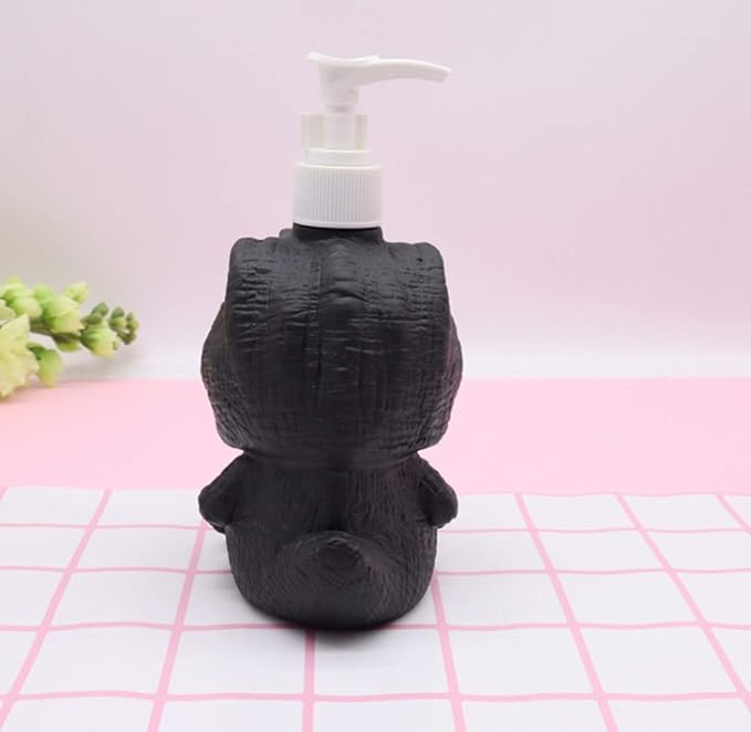 Dinosaur Panda Frog Cute Cartoon Animal Hand Soap Pump Lotion, Hand Soap, Shampoo, Shower Gel Dispenser, Suitable for Bathrooms, Kitchen Countertops, Bathroom Accessories (Panda)