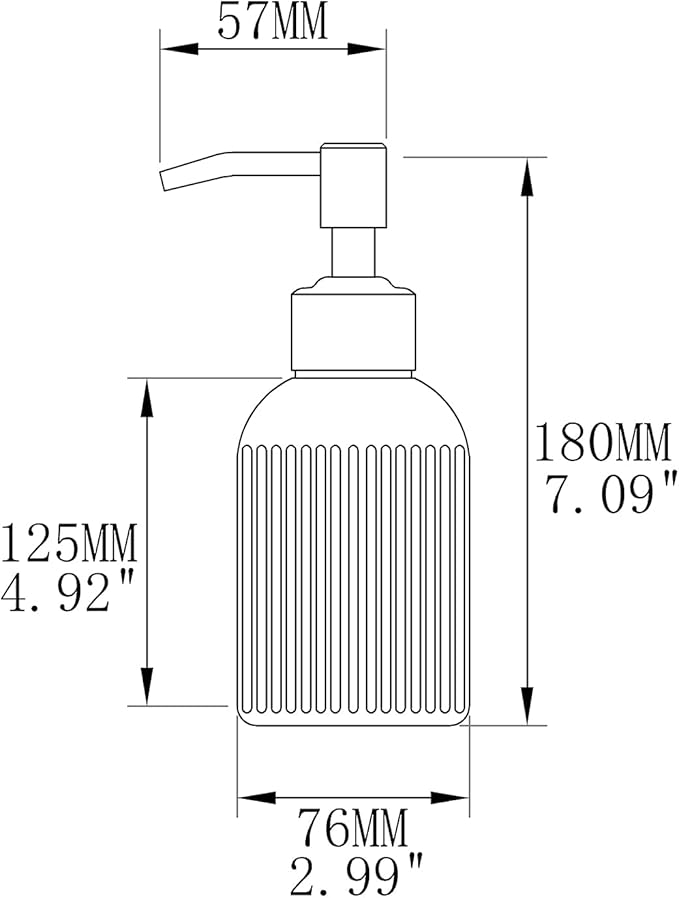 16Oz Green Glass Soap Dispenser with Rust Proof Bronze Stainless Steel Pump, Green Countertop Refillable Liquid Lotion Dispensers with Stainless Steel Pump, Oil Rubbed Bronze Soap Dispenser,2 Packs