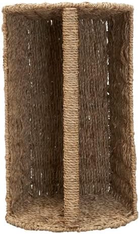 Household Essentials Rectangular Magazine Rack, Seagrass