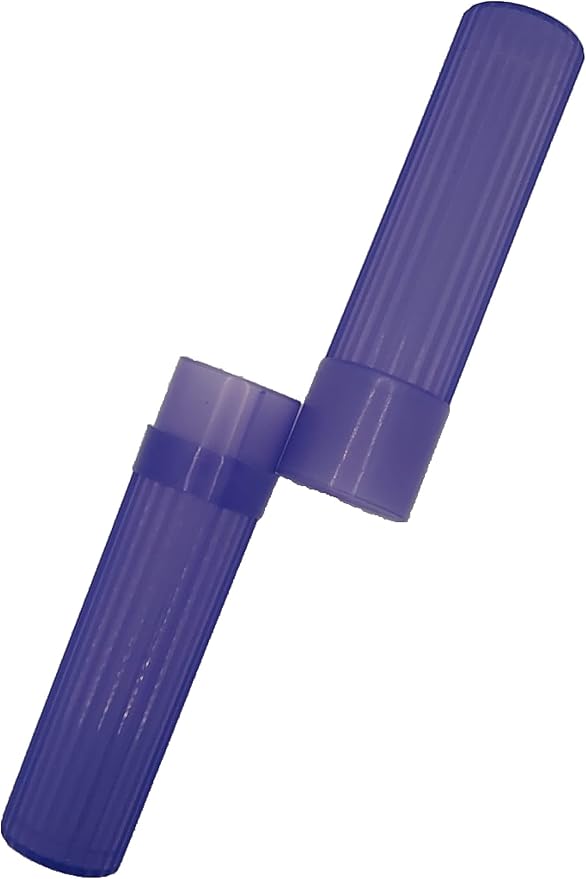 Toothbrush Holder - Purple, Made in USA, with Ventilation Holes, for Toothbrush Covers, Toothbrush Holder, Toothbrush Soft, Durable Design, Hygienic Bathroom Accessory