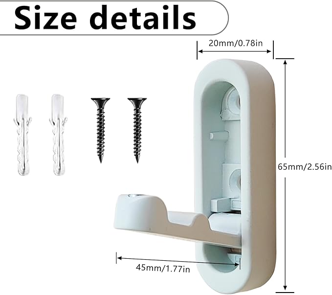 4Pcs Folding Coat Hooks, Heavy Duty Foldable Hooks Made of Zinc Alloy, Foldable Wall Hooks for Bathroom, Closet, Entryway, Pool and Kitchen are Coat, Backpack, Key Storage Solutions(White)