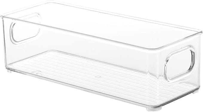StorageBud Pantry Organization And Storage - Refrigerator Organizer Bins - Stackable Clear Fridge & Freezer Organizer Bins - Great Bins For Pantry, Storage, Organizer, Fridge, Freezer, & More