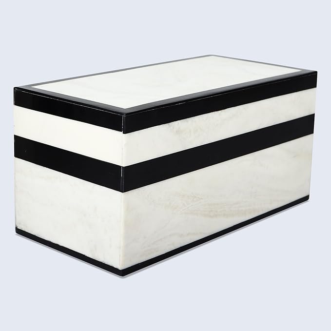Handicrafts Home Decorative Organizer Box 10x5 â Large Keepsake Box with Lid, Modern Decorative Storage Box, Bohemian Coffee Table Décor, Jewelry & Memory Box, Decorative Accent Box for Home Décor