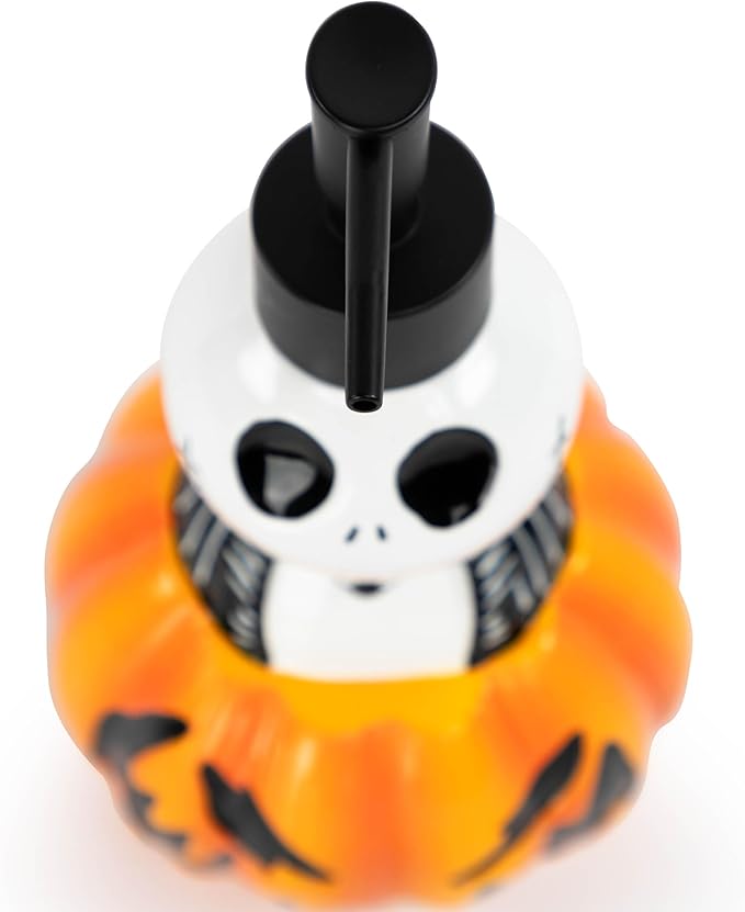 Disney Nightmare Before Christmas Soap Dispenser - Jack Skellington and Pumpkin Resin Lotion Pump - Bathroom Décor