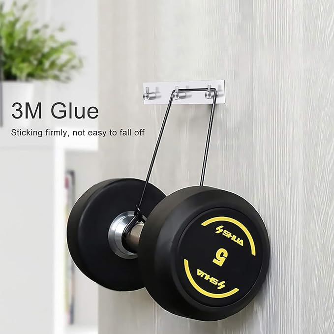Key Holder (3 Hooks), 304 Stainless Steel, Wall Mounted, Decorative, Adhesive, for Entryway, Kitchen, Bedroom, Bathroom - Silver