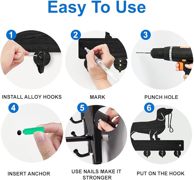 MAYJOYDIY Sunrise Sea Wood Key Holder for Wall 11.8x7.8inch Romantic Scenery Wall Mounted Key Hooks Coat Hanger Rack with 5 Alloy Hooks for Entryway Front Door Kitchen Office Decoration