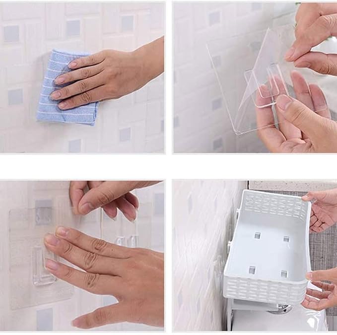 Japanese Plastic Rack, Wall Mounted Shower Shelf Corner Storage, Bathroom(D)