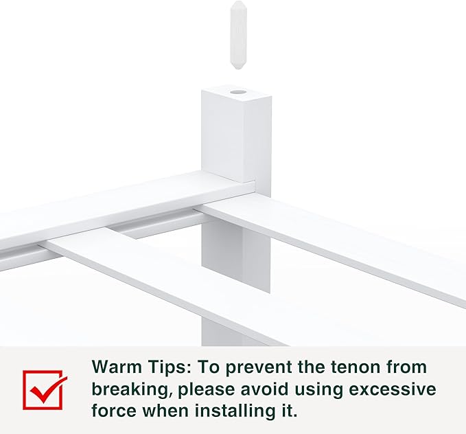 Smiry Shoe Rack, 6 Tier Small Bamboo Shoe Organizer, Stackable Free Standing Wooden Shoe Storage Shelf for Closet, Entryway, Front Door Entrance, White