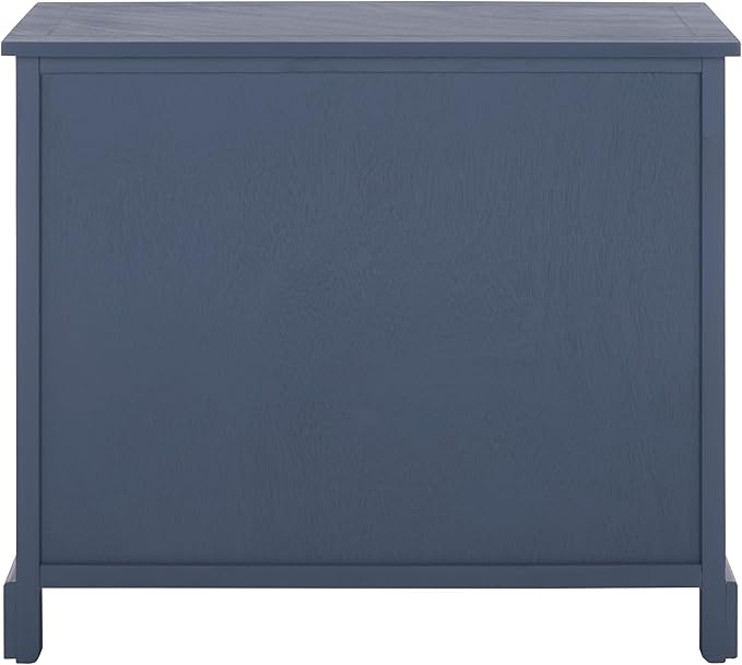SAFAVIEH Home Collection â Herman Blue Storage Unit, 2-Drawer 4-Basket Mixed-Material Organizer, Fully Assembled (AMH5702K)