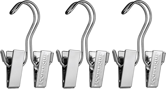 Boottique Boot Organizer: The Rack That Hangs, Holds, Shapes, & Protects Every Size and Style (With Hangers and 3 Extender Rods)