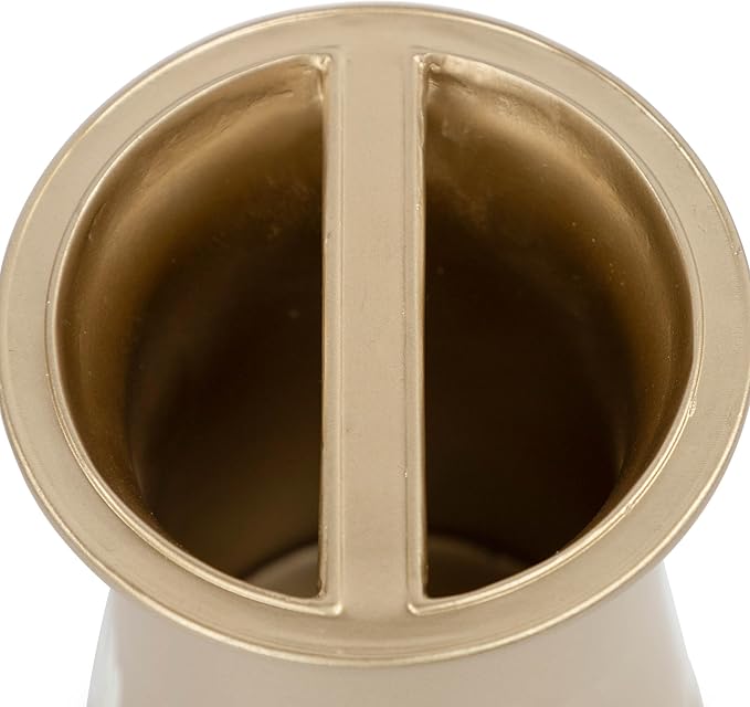 Jay Franco Harry Potter Toothbrush Holder - Gold Resin Pencil Holder Features Hogwarts Castle - Bathroom Storage