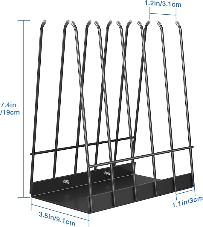 Reusable Bags Drying Rack, Foldable Plastic Bags Dryer for Ziplock Lerine Silicone Gallon, Snack, Sandwich Storage Bags, Black
