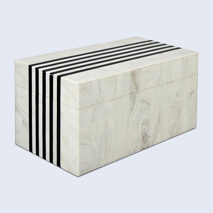Handicrafts Home Decorative Organizer Box 10x5 â Large Keepsake Box with Lid, Modern Decorative Storage Box, Bohemian Coffee Table Décor, Jewelry & Memory Box, Decorative Accent Box for Home Décor