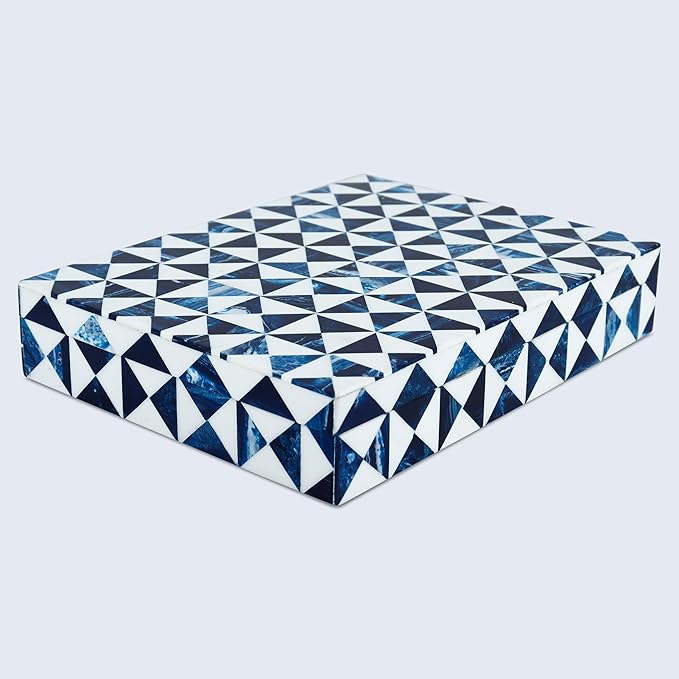 Handicrafts Home Decorative Box 5x7 â Photo Storage Box, Jewelry Organizer, Modern Decorative Storage Box with Lid, Bohemian Table Décor, Vintage Keepsake Box for Shelf or Coffee Table Décor