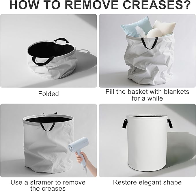 Misty Forest Bear Laundry Basket Laundry Hamper With Handles Collapsible Laundry Baskets Storage Basket For Room Bathroom Bedroom Decor