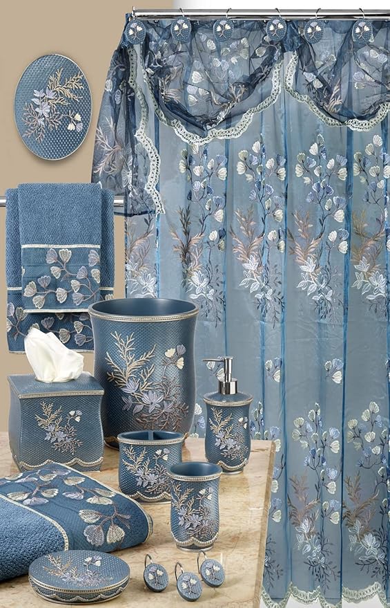 Popular Bath Tooth Brush Holder Capri, Slate Blue
