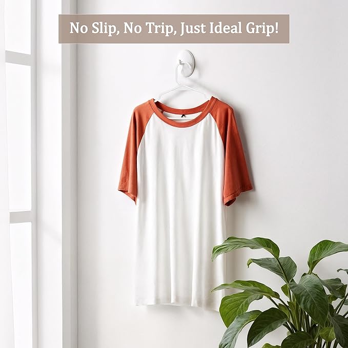 Utopia Home Plastic Hangers 30 Pack - Perfect Space Saving Clothes Hanger - Durable and Strong - Perfect Closet Organizers with Shoulder Grooves (White)