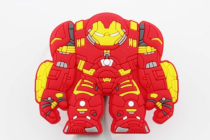 Superheroes Captain 2 pcs Set Toothbrush Holders with Suction Cup for Wall in Bathroom at Home RV Camper Van