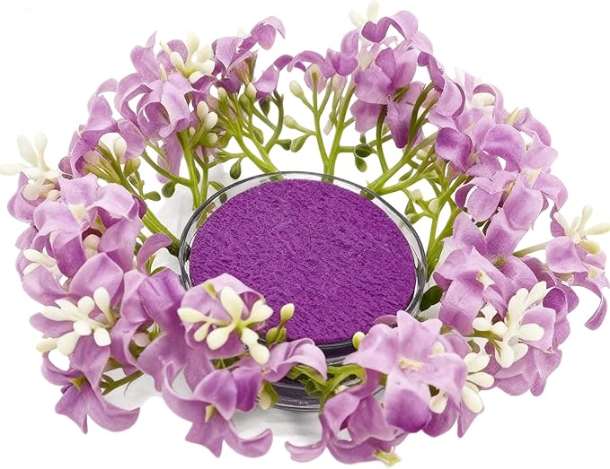 Mini Flower Ring Plate Jewelry Storage Tray Ring Holder for Dressing Table, Bedside Table, Room Bathroom Decoration, Cute Valentine's Day Christmas Birthday Gift for Women (purple flower)