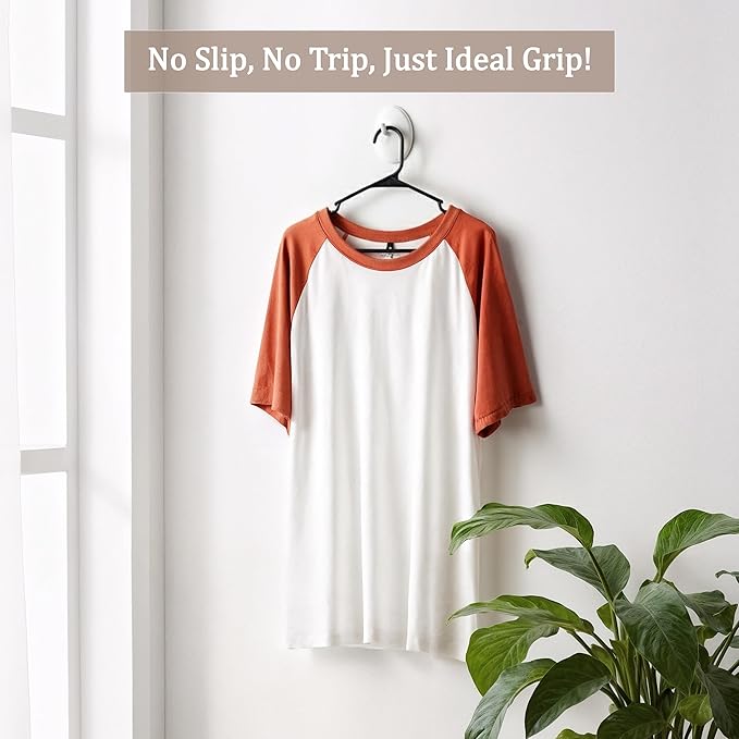 Utopia Home Plastic Hangers 100 Pack - Perfect Space Saving Clothes Hanger - Durable and Strong - Perfect Closet Organizers with Shoulder Grooves (Black)