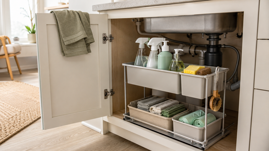 How to Organize Cleaning Supplies Under the Sink