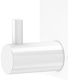 Kingdong White Key Holder for Wall 304 Stainless Key Hooks Adhesive Key Holder Wall Mount Key Hanger with 3 Heavy Duty Hooks Key Organizer for Kitchen, Bedroom, Bathroom (White(3 Hooks))