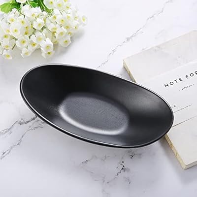 Black ring jewellery tray organiser tray, dresser decor key flat jewellery bowl decorative oval dish
