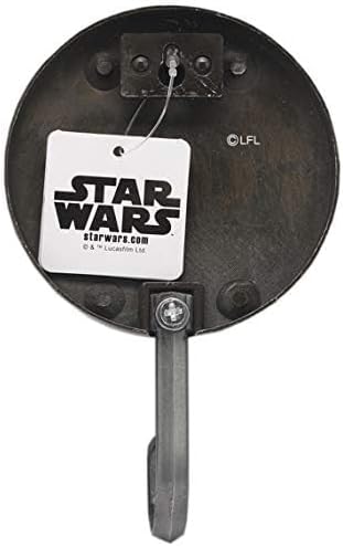 Open Road Brands Disney Star Wars Death Star Cast Iron Wall Hook - Star Wars Wall Hook for Coats, Jackets, Keys and More