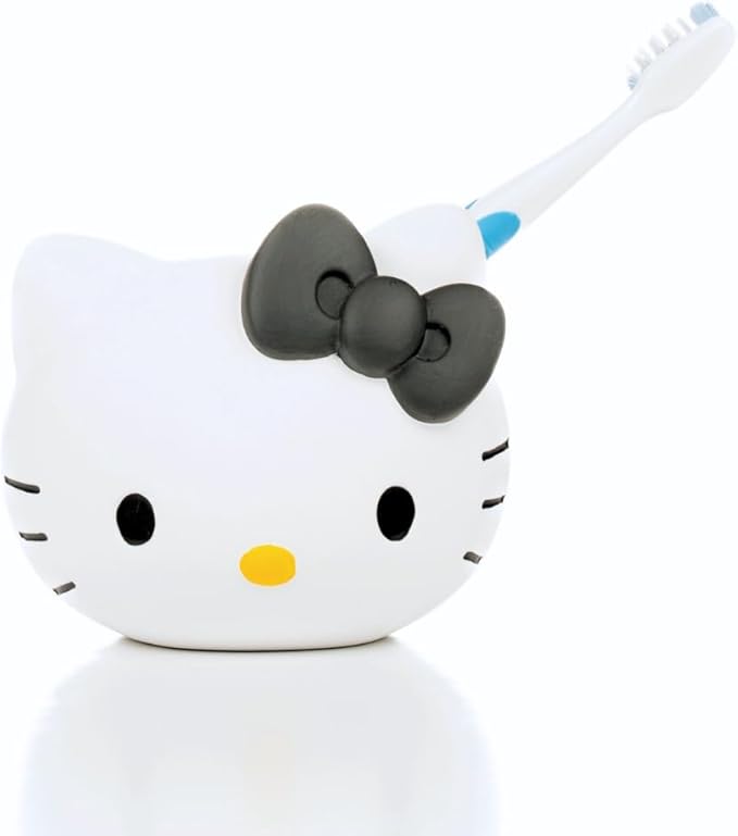 Sanrio Hello Kitty Toothbrush Holder - Makeup Brushes/Pens Tumbler, (Official Peanuts Product) by Franco Collectibles