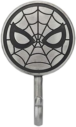 Open Road Brands Marvel Spider-Man Cast Iron Wall Hook - Spider-Man Hook for Coats, Jackets, Keys and More
