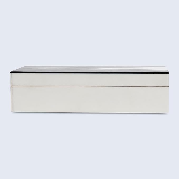 Handicrafts Home Decorative Keepsake Box 8x5 – Small Organizer Box with Lid, Boho Decorative Storage, Retro Memory Box, Unique Coffee Table Décor, Jewelry or Trinket Box, Modern Shelf Decorative Box