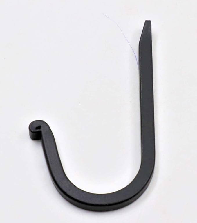 THDC Single Prong Wrought Iron Hooks, Vintage Hand Forged Iron Curved Metal Fasteners – Decorative Colonial Wall Décor, Heavy Duty Wall Hooks, Hangers for Keys, Coats, Robe, Bags, Home, Kitchen (3)