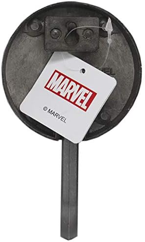 Open Road Brands Marvel Captain America Shield Cast Iron Wall Hook - Captain America Wall Hook for Coats, Jackets, Keys and More