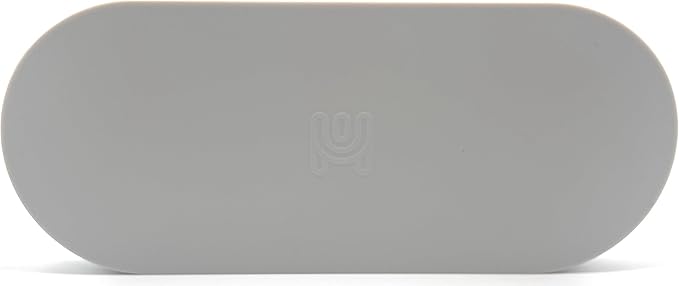 Happitasa Premium 12â x 5â Silicone Vanity Tray | Sink and Surface Organizer with Sturdy Non-Slip Base | Heat Safe, Dishwasher Safe (Grey)