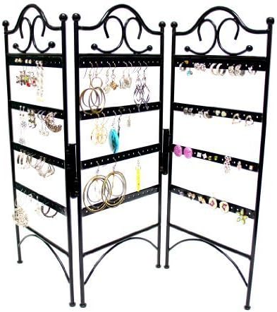 Mango Steam 3-Panel Jewelry Organizer for Hanging Earrings
