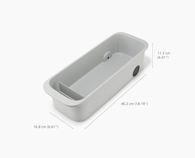 Joseph Joseph CupboardStore Easy-Access Wheeled Storage Caddy – Under-Sink Kitchen Organizer, Made from Recycled Plastic