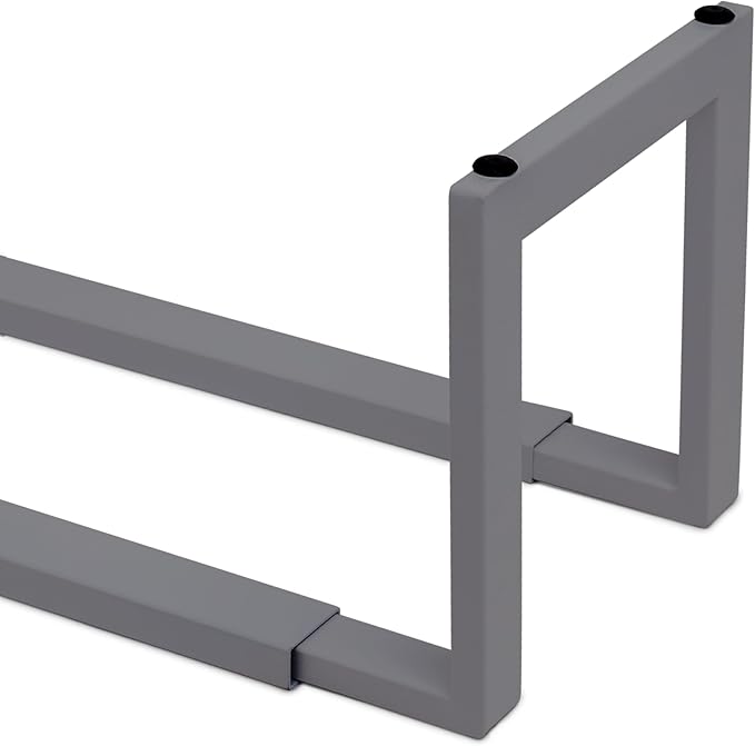 QUALIAZERO Expandable Shoe Rack Organizer for Closets, Entryways, Hallways, Bedrooms, Living Rooms, Kitchens, Bathrooms, Laundry Rooms (Storm Frost, 2 Pack)