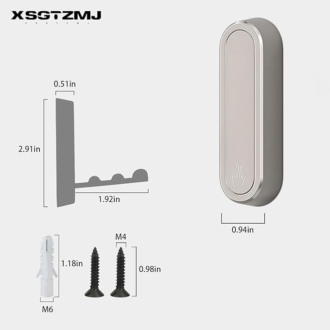 6PCS Folding Coat Hooks, Heavy Duty Wall Hooks Made of Zinc Alloy, Foldable Wall Hooks for Hanging Coats, Scarves, Hats, Bathrobes, Keys, Bags (Silver)