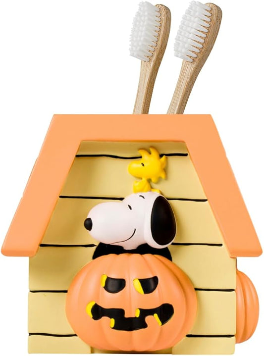 Peanuts Snoopy Toothbrush Holder - Makeup Brushes/Pens Tumbler, (Officially Licensed Product) by Franco Collectibles