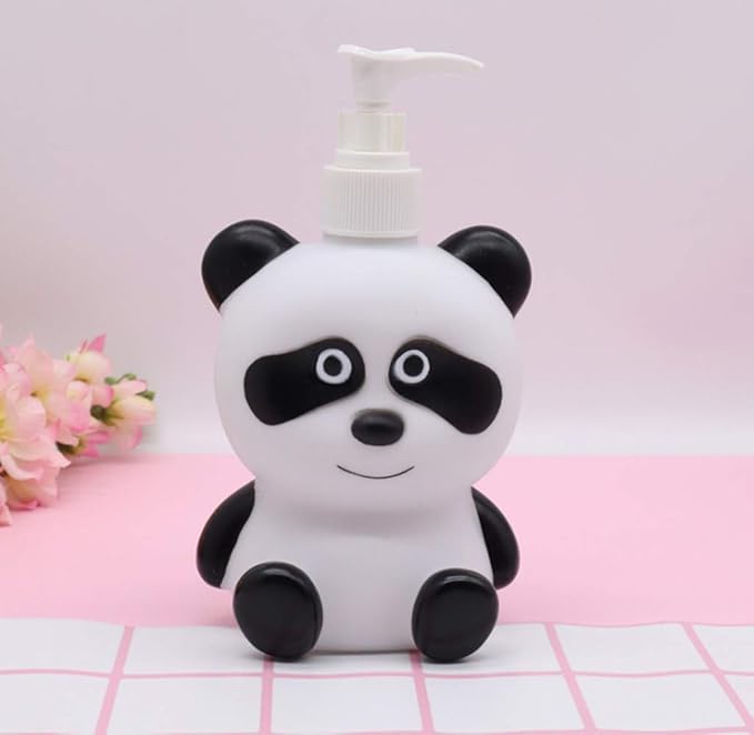 Dinosaur Panda Frog Cute Cartoon Hand Soap Pump Lotion, Hand Soap, Shampoo, Shower Gel Dispenser, Suitable for Bathrooms, Kitchen Countertops, Bathroom Accessories, Baby Nursery (Dinosaur)