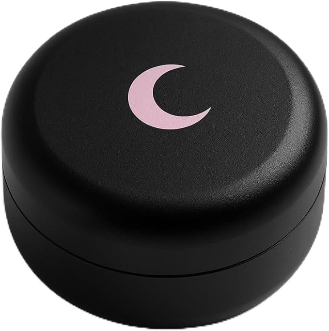 Brando Moon Small Metal Pill Container - 2.1 x 0.9” Pocket Size Portable Pill Box Case – Sturdy Storage Organizer for Coffee, Pills and other Small Components while Traveling