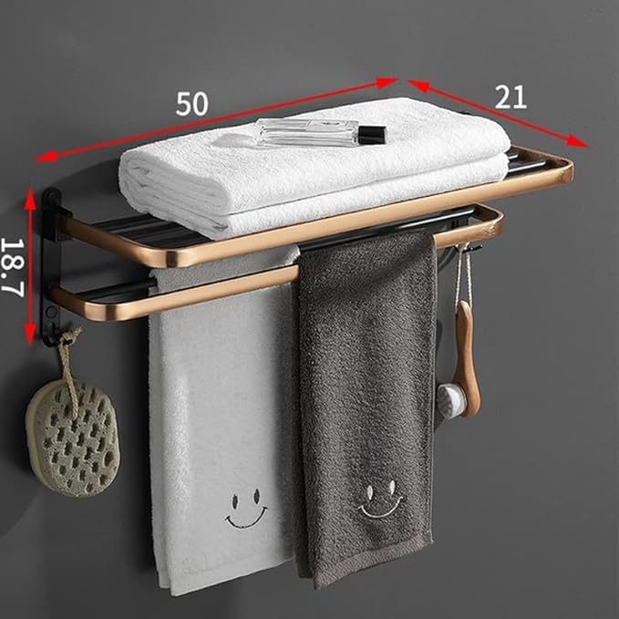 Household Towel Rack Bathroom Shelf Shampoo Cosmetic Storage Bath Corner Holder Accessories