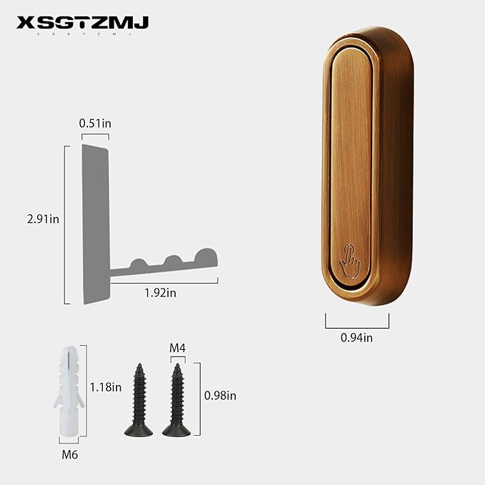2PCS Folding Coat Hooks, Heavy Duty Wall Hooks Made of Zinc Alloy, Foldable Wall Hooks for Hanging Coats, Scarves, Hats, Bathrobes, Keys, Bags(Bronze)