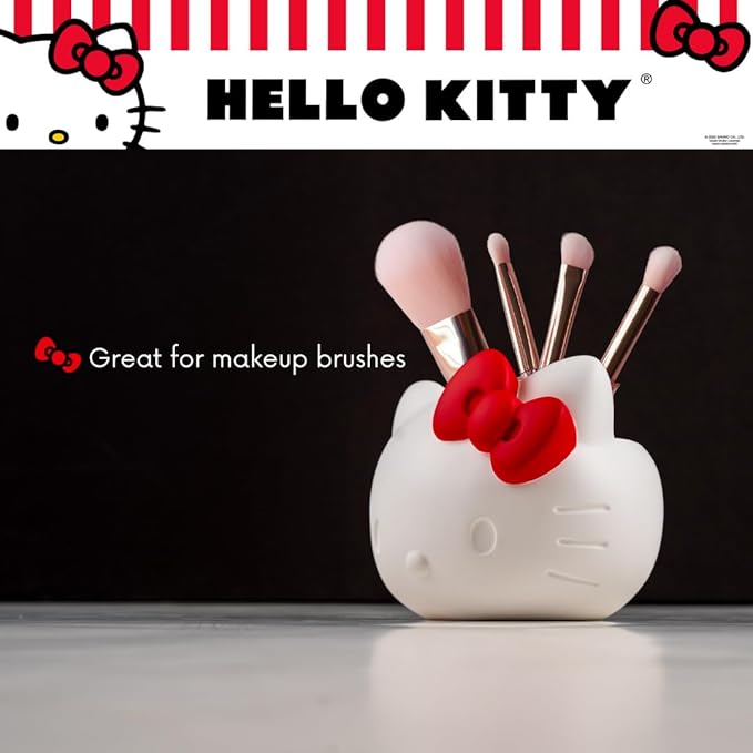 Collectibles Hello Kitty Toothbrush Holder - Makeup Brushes/Pens Tumbler, (Officially Licensed Product) by Franco