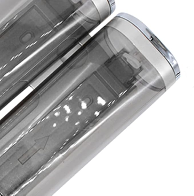 1-Chamber Soap Dispensers Wall Mount,400ml Bathroom Shower Pump Dispenser,Press Manually Lotion Shower Soap Dispenser Usefor Home,Bath,Kitchen,Hotels,Restaurants(Silver)