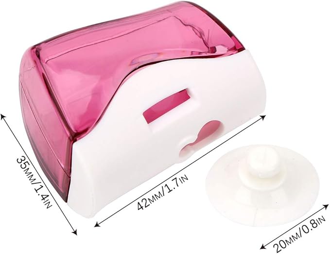 Toothbrush Holder Case with Suction Cup, 3 Pcs Wall Toothbrush Holder with Cover Case, Bathroom Toothbrush Holder for Kids and Adult
