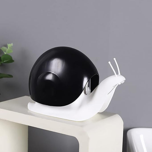Hand Soap Dispenser 120ml Plastic Snail Soap Dispenser Kids Cute Pump Liquid Sanitizer Bottle Funny Cartoon Animal Countertop Dispenser for Bathroom Kitchen Office Toilet Hotel (Black)